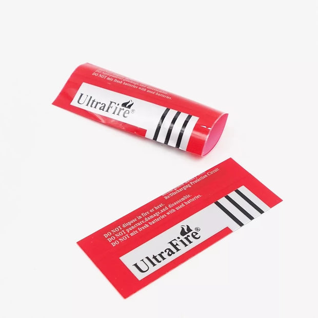 18650 apsauginė plėvelė raudona