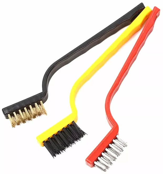 3vnt. Metalinių šepetėlių rinkinys