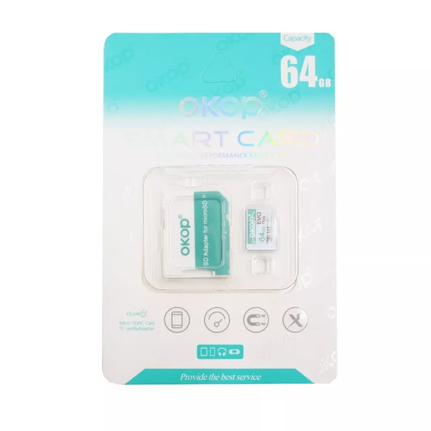 Atminties kortelė microSD 64GB OKOP