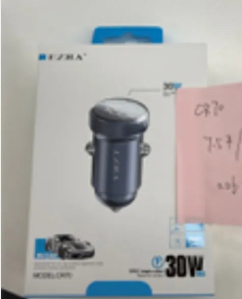Automobilinis greitojo įkrovimo adapteris EZRA CR70 30 W