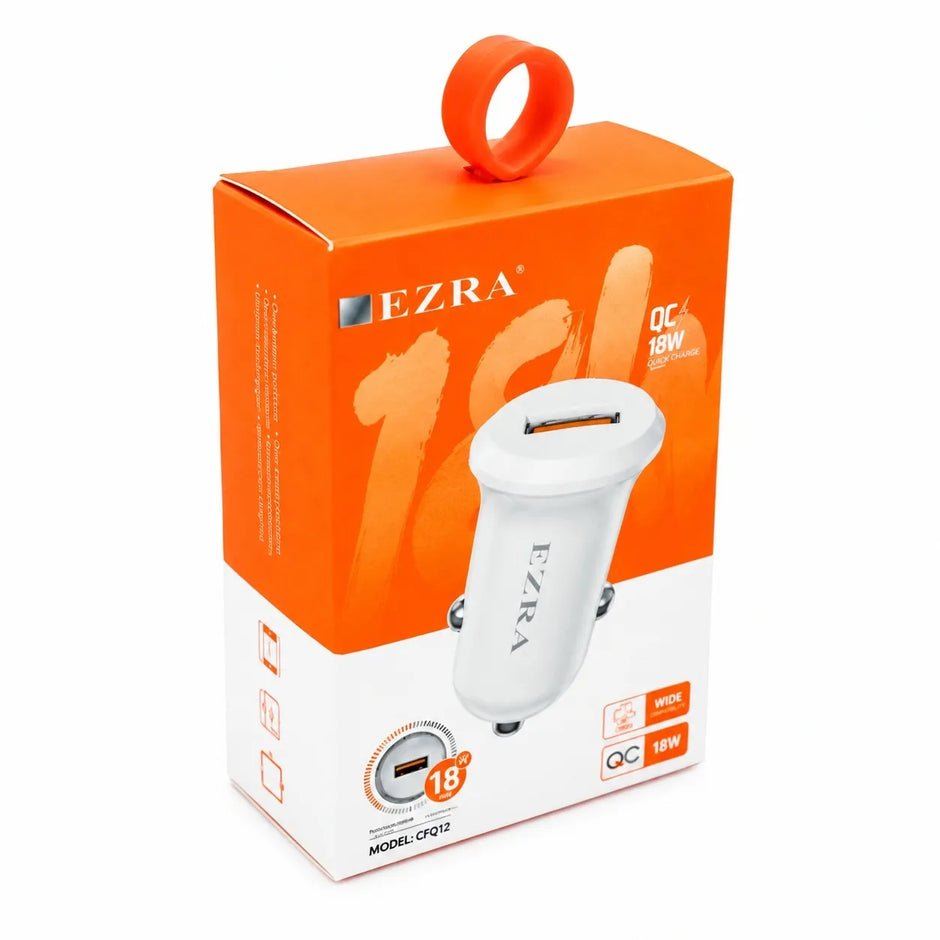 Automobilinis greitojo įkrovimo adapteris EZRA CR72 18 W