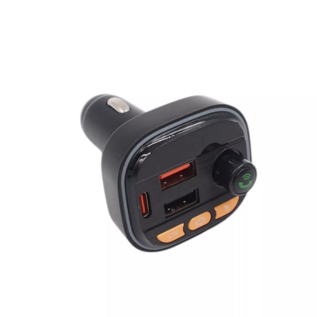 Automobilinis įkroviklis su Bluetooth FM siųstuvu D01