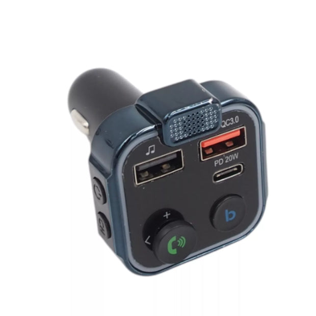 Automobilinis įkroviklis su Bluetooth FM siųstuvu P5