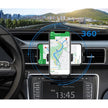Automobilinis telefono laikiklis su belaidžiu įkrovimu (IQ / Qi)