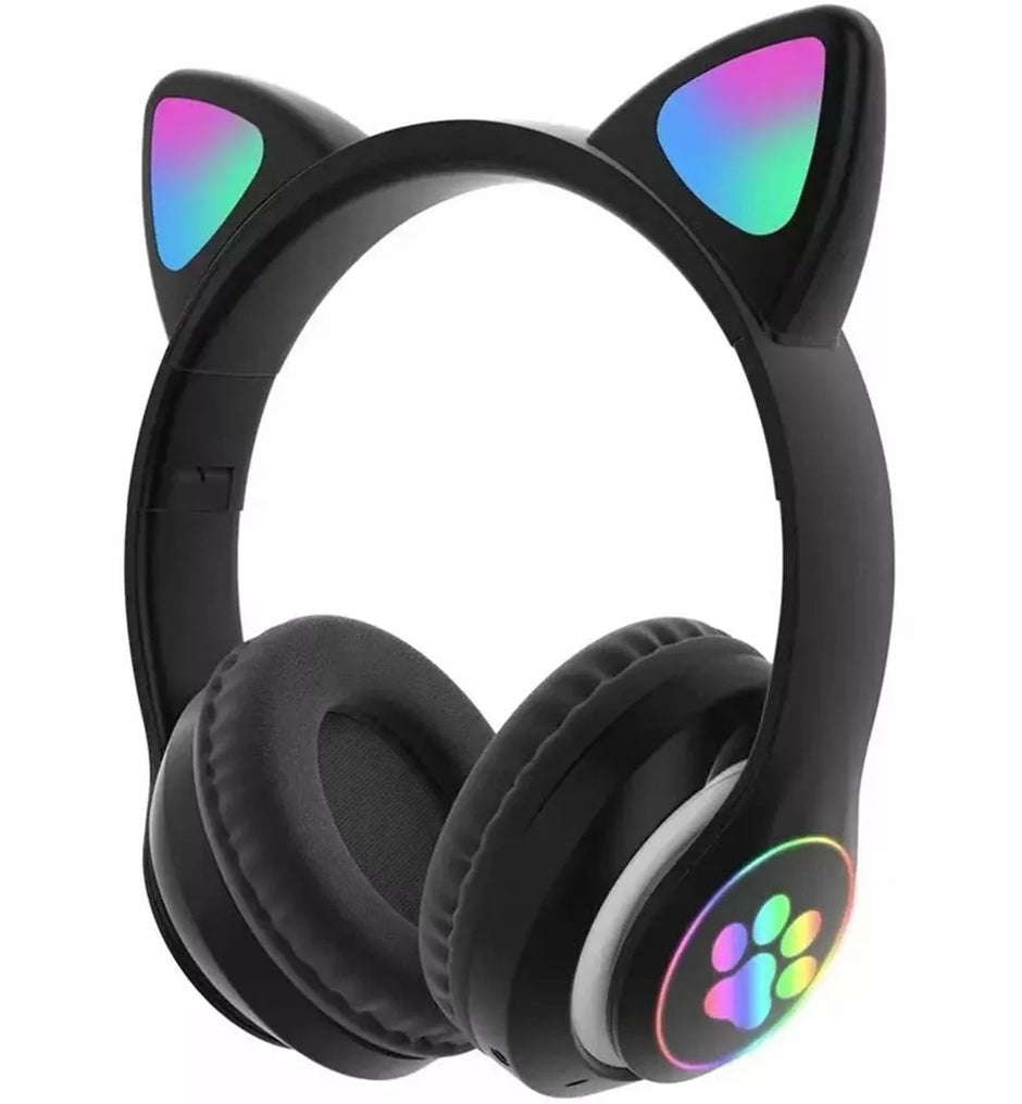 Belaidės Ausinės Su LED Ausimis