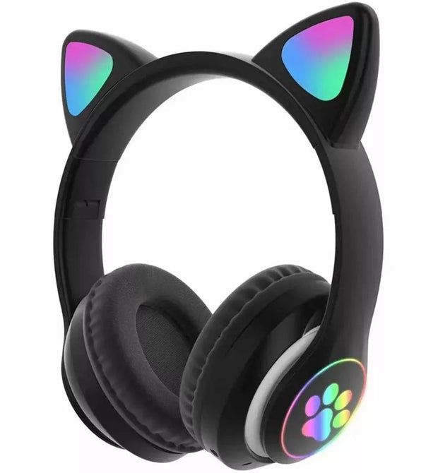 Belaidės Ausinės Su LED Ausimis