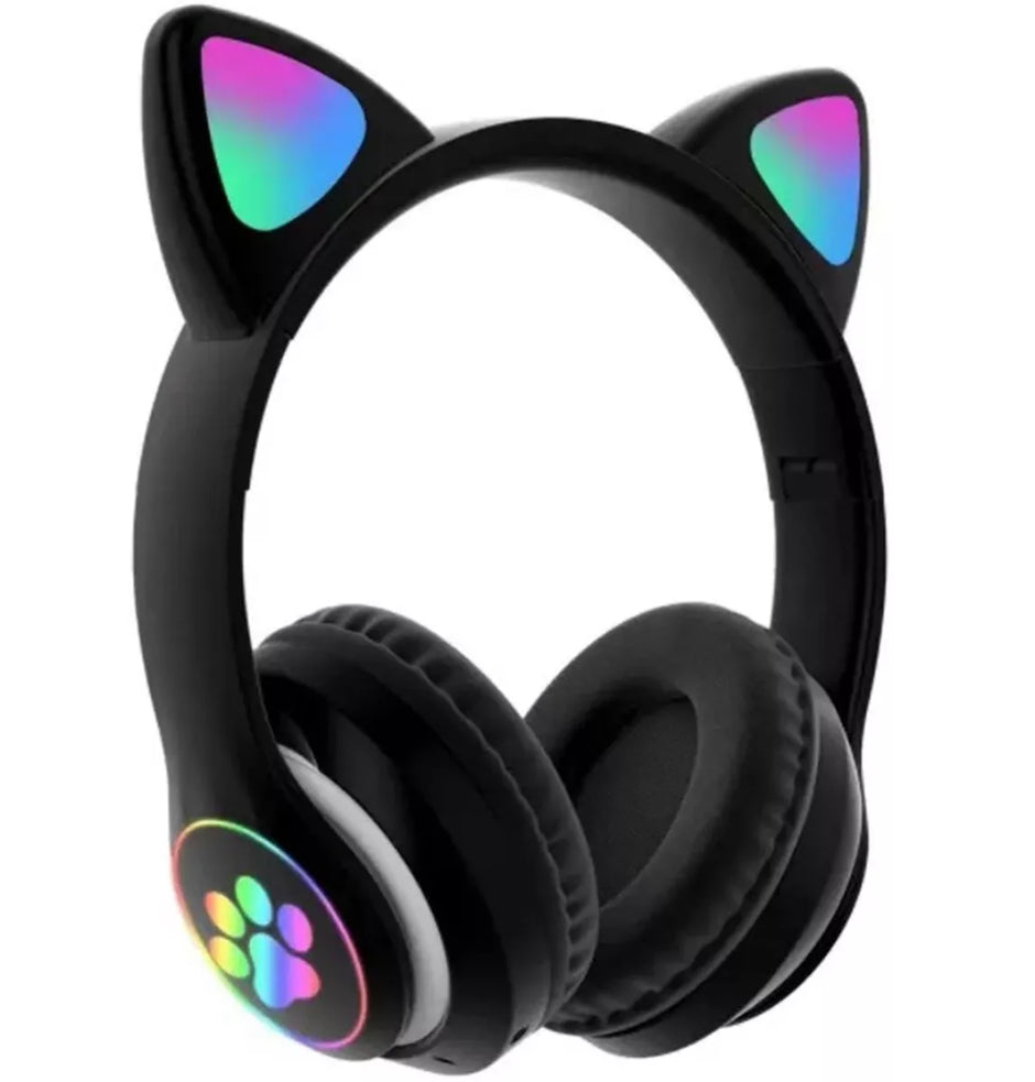 Belaidės Ausinės Su LED Ausimis