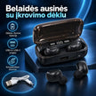 Belaidės Bluetooth ausinės su įkrovimo dėklu TR2474A