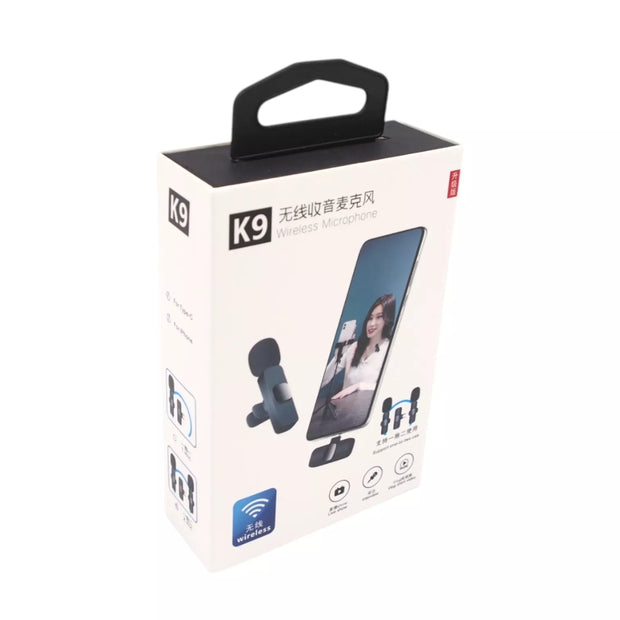 Belaidis mikrofonas K9 (2 vnt.) su imtuvu