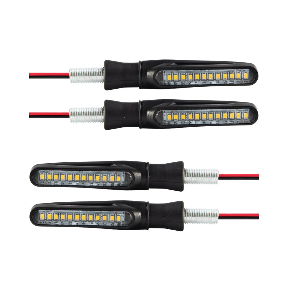 Dinaminių LED posūkių žibintų rinkinys, 4 vnt., 12 V