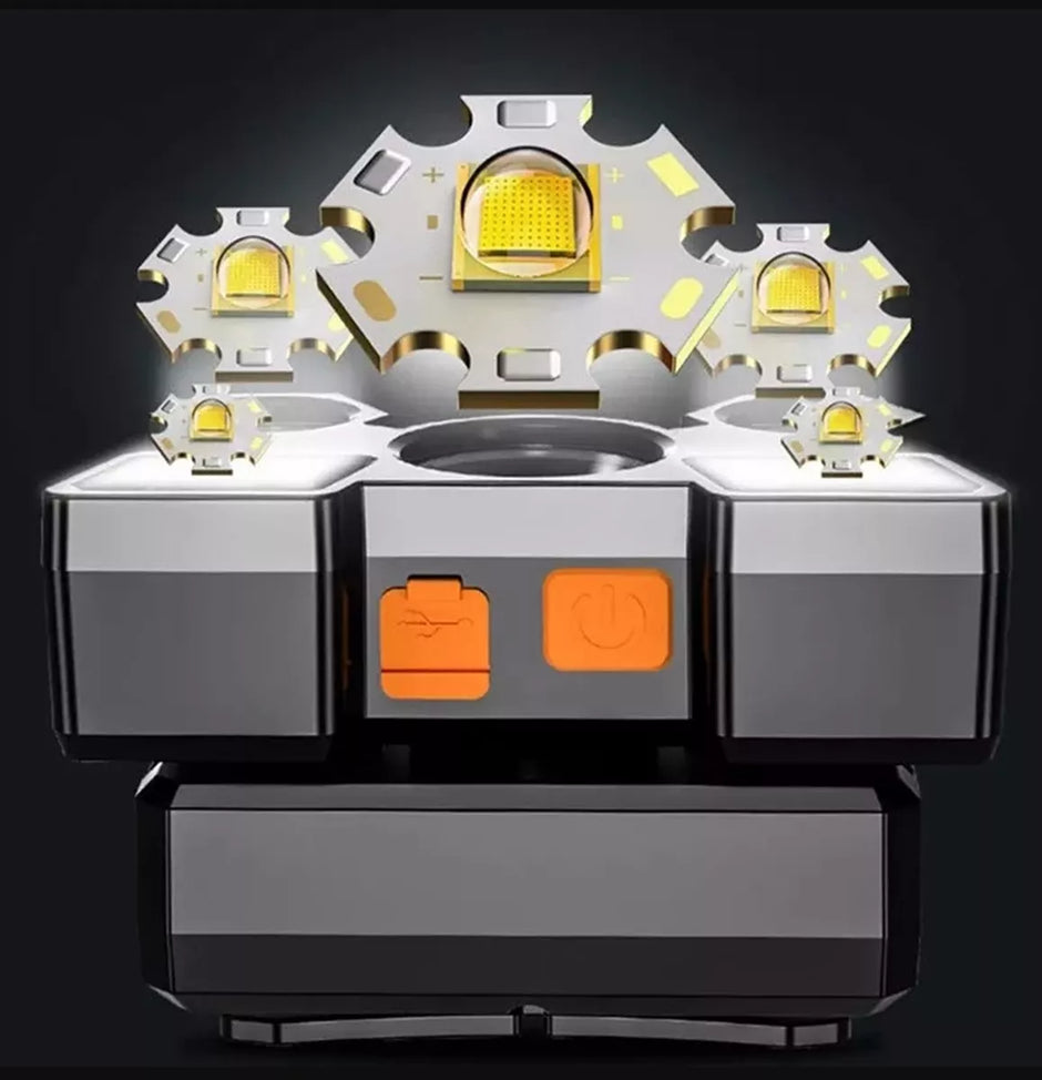 Galvos Prožektorius – 9x XPE LED