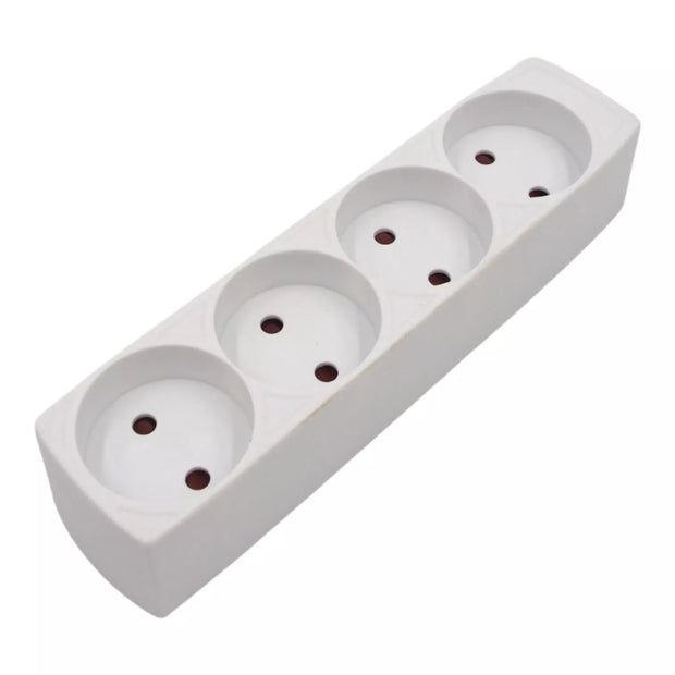 Gelia keturių lizdų rozetė (be laido)