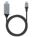 HDTV – C type USB laidas su MHL adapteriu