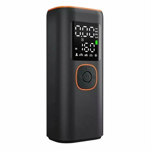 Įkraunamas elektrinis padangų kompresorius su „Power Bank“ funkcija, 160 PSI