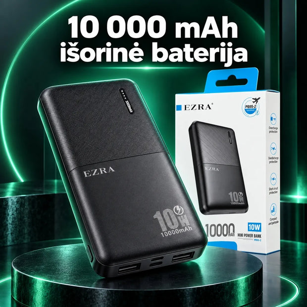 Išorinė baterija EZRA PB95-2 10 000 mAh