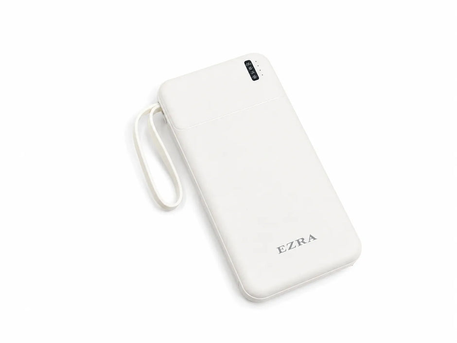 Išorinė baterija su integruotais laidais EZRA PB147-1 10 000 mAh