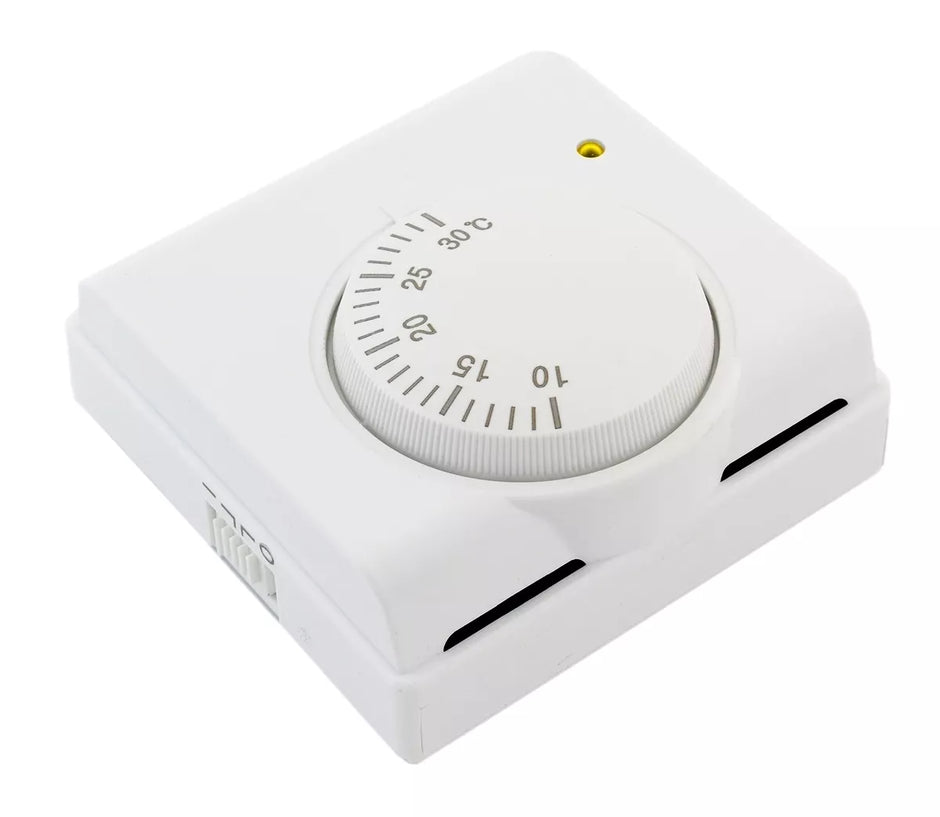 Kambario termostatas, temperatūros reguliatorius.