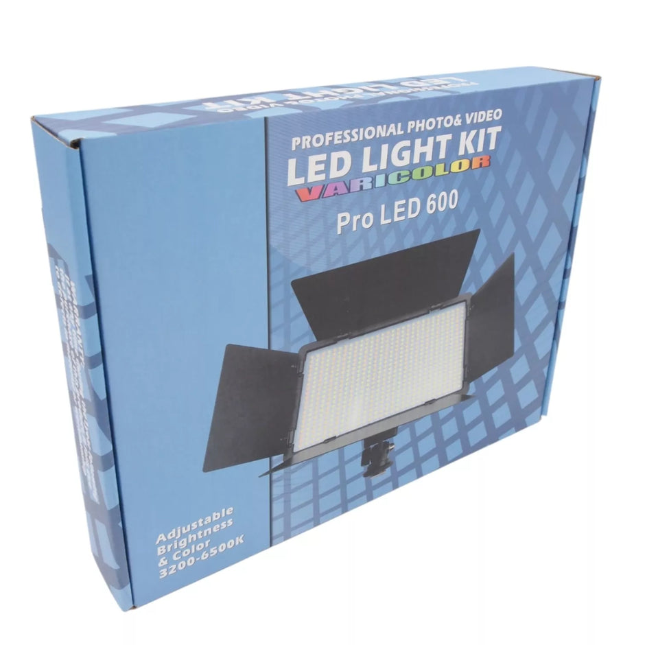 LED panelinė lempa su trikoju 600 pro KIT