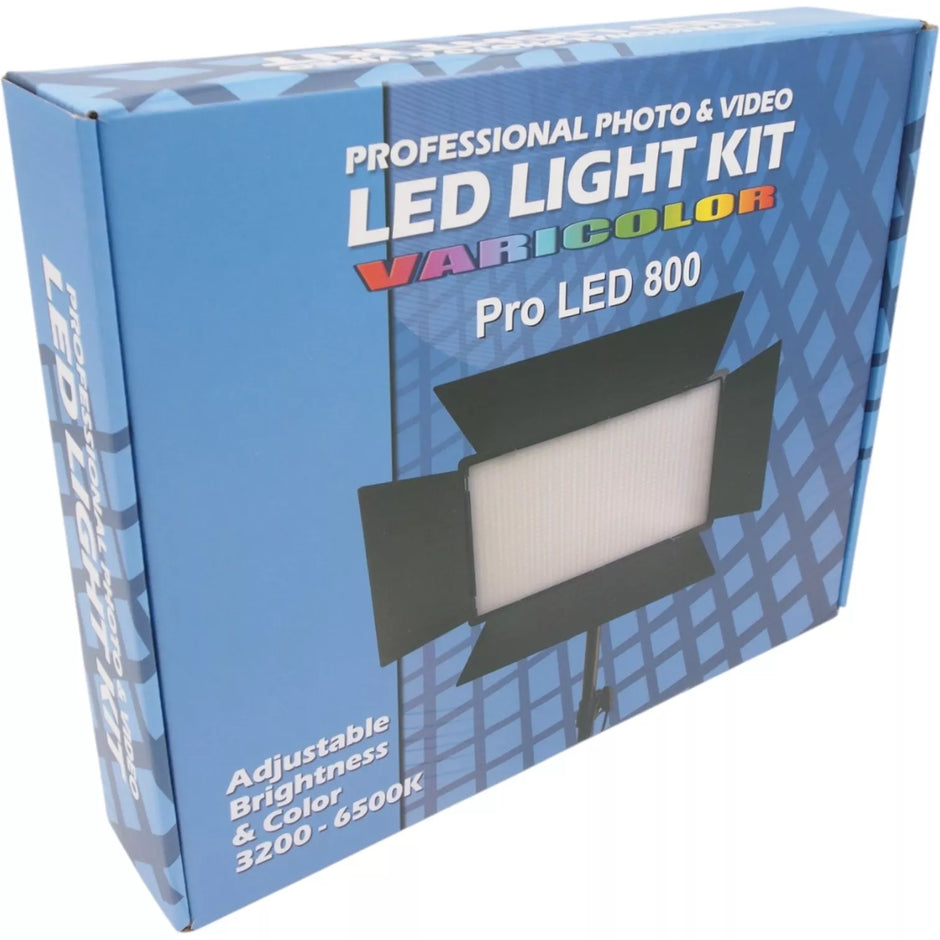 LED panelinė lempa su trikoju 800 pro KIT
