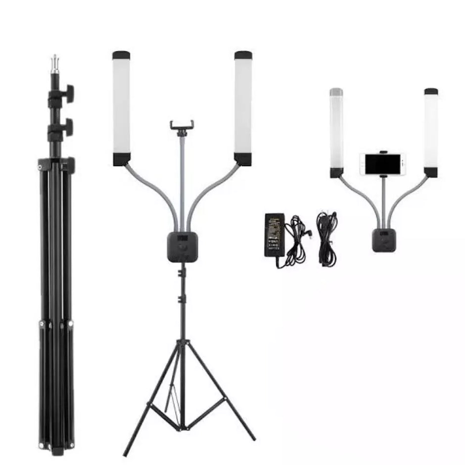 LED panelinės lempos su trikoju DOUBLE