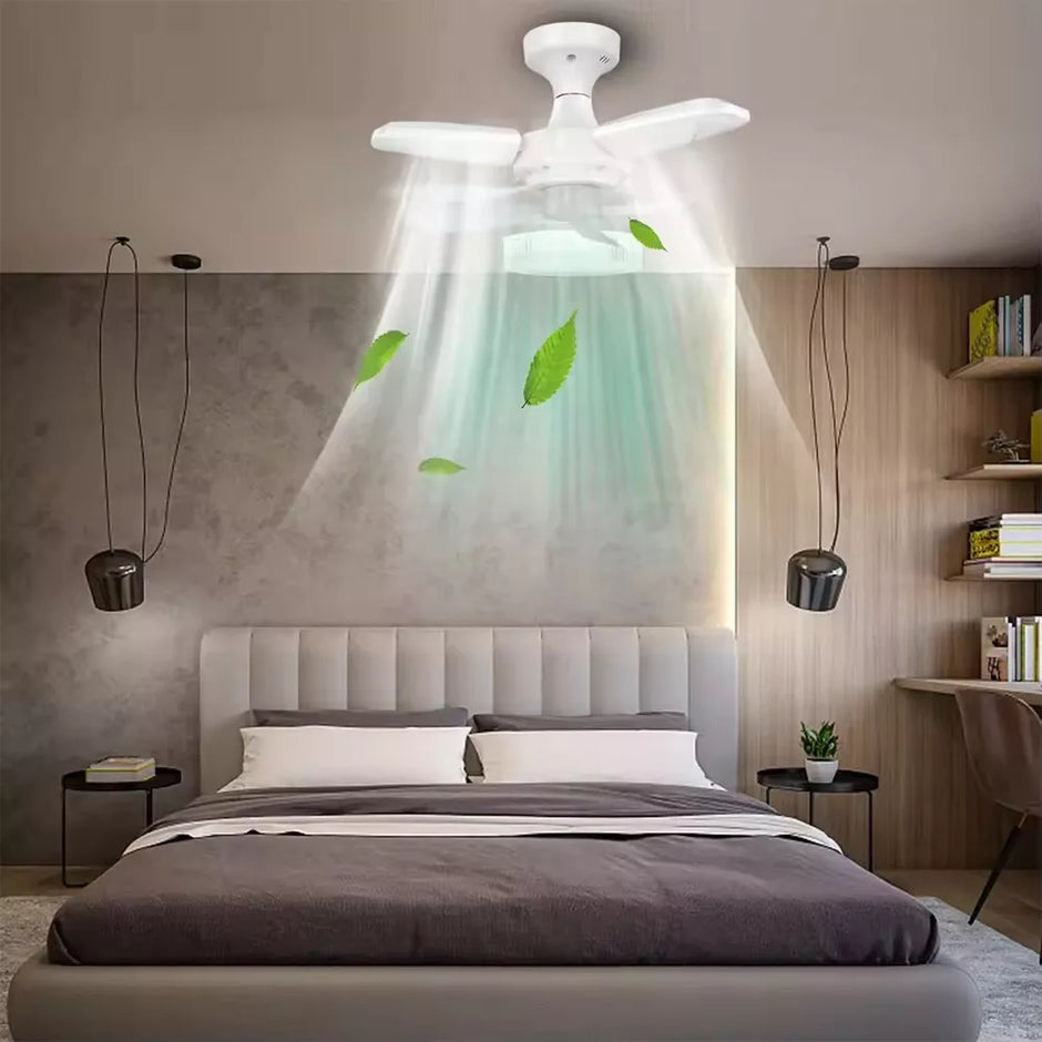 LED šviestuvas su ventiliatoriumi