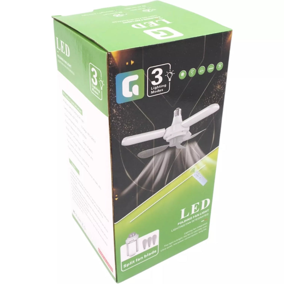 LED šviestuvas su ventiliatoriumi