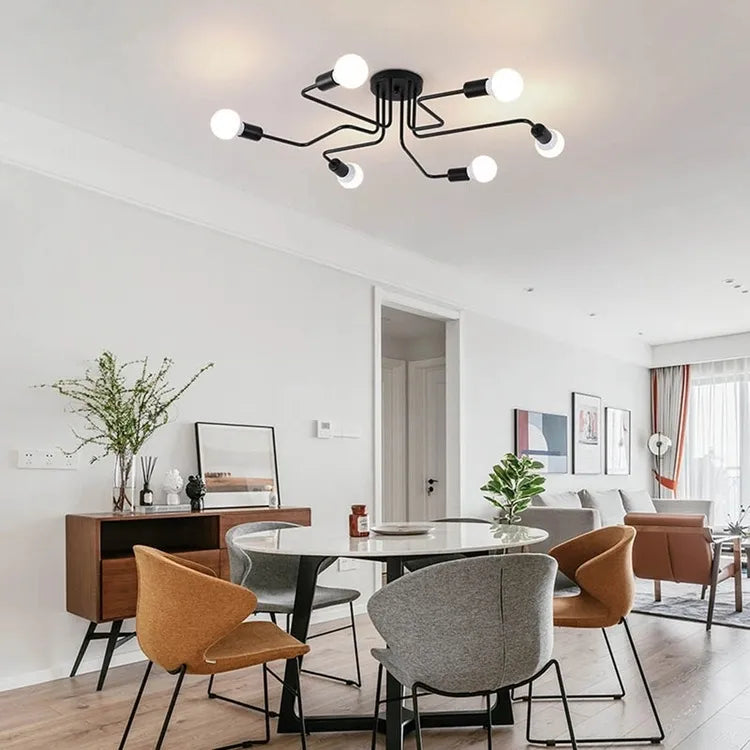 Loft stiliaus lubinis šviestuvas
