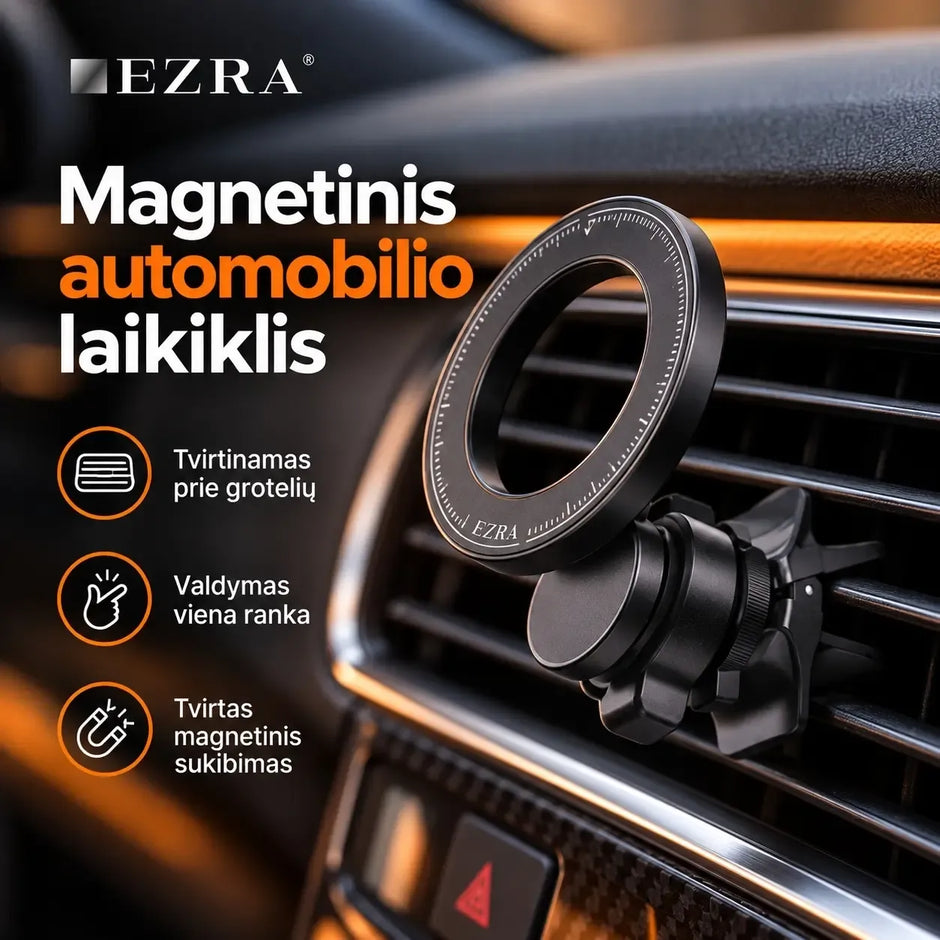 Magnetinis automobilinis telefono laikiklis EZRA HL144