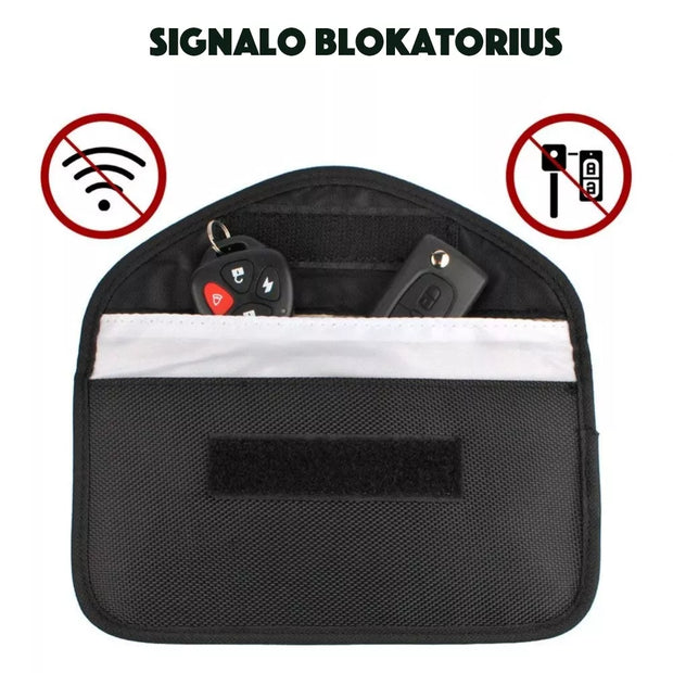 Mobiliųjų telefonų blokavimo įdėklas