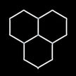 Modulinis lubinis LED šviestuvas Hexagon