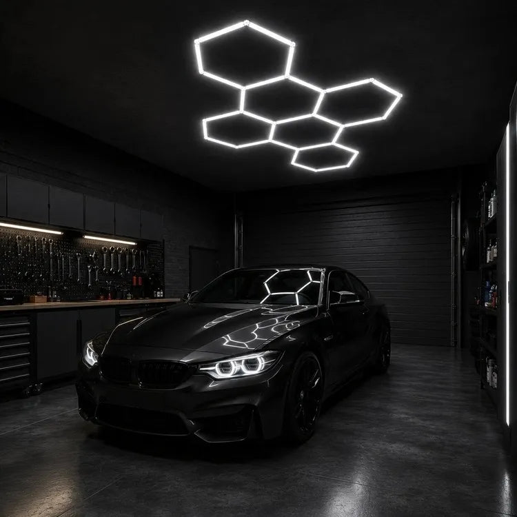 Modulinis lubinis LED šviestuvas Hexagon