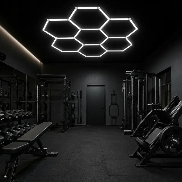 Modulinis lubinis LED šviestuvas Hexagon