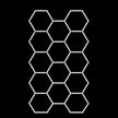 Modulinis lubinis LED šviestuvas Hexagon