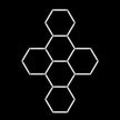 Modulinis lubinis LED šviestuvas Hexagon