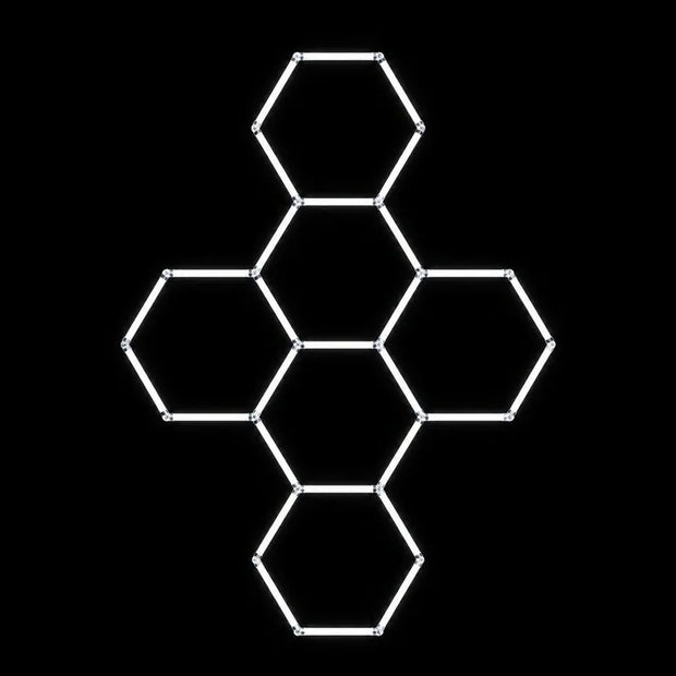 Modulinis lubinis LED šviestuvas Hexagon