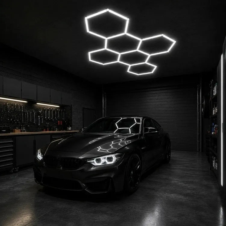 Modulinis lubinis LED šviestuvas Hexagon