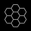 Modulinis lubinis LED šviestuvas Hexagon