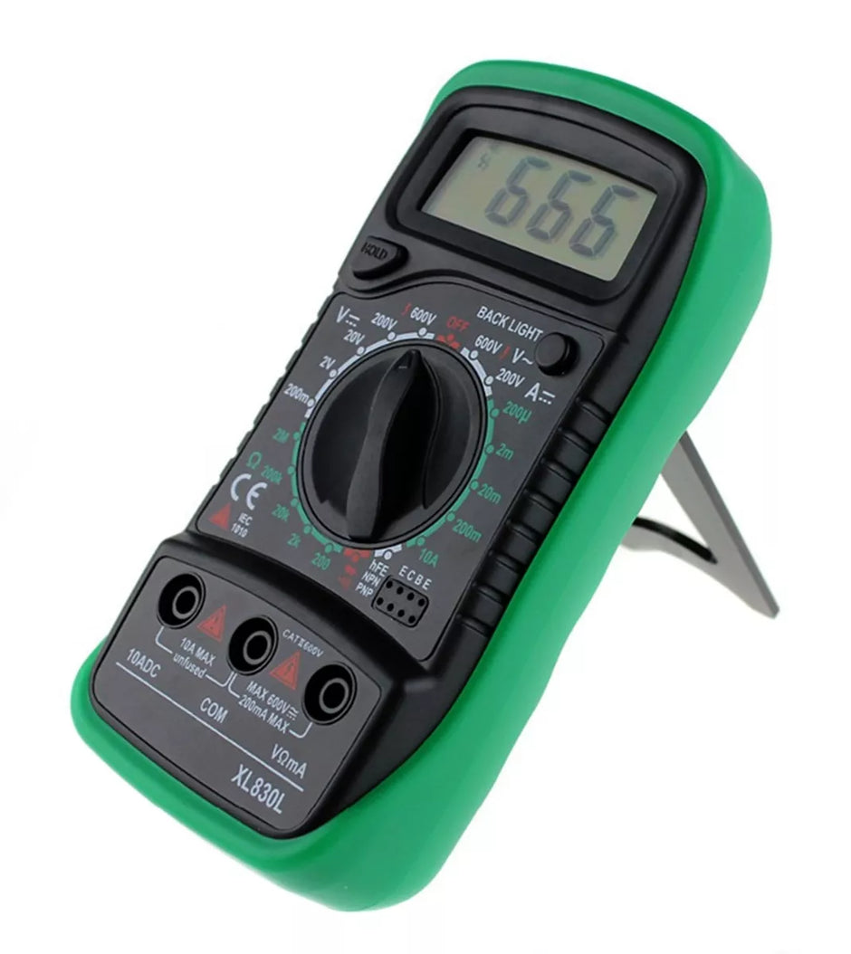Multimetras XL830L + 2 laidai
