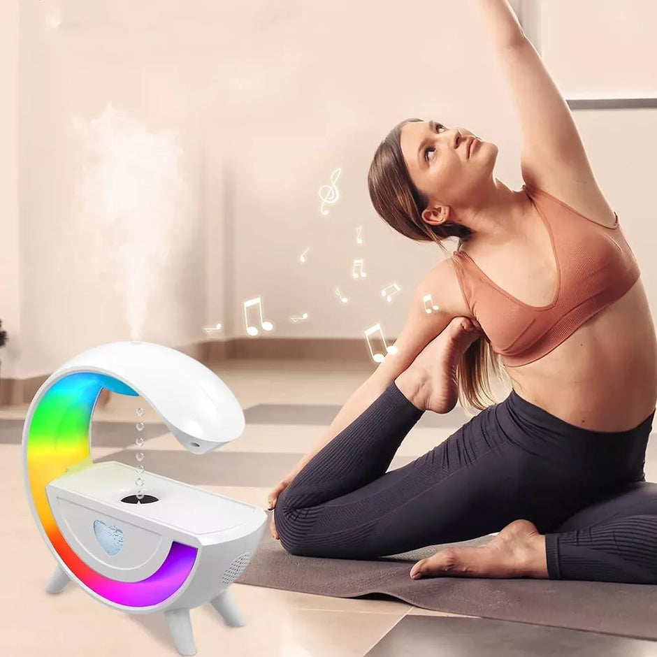 Oro drėkintuvas su laikrodžiu