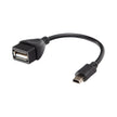 OTG adapteris „miniUSB–USB-A“, 15 cm