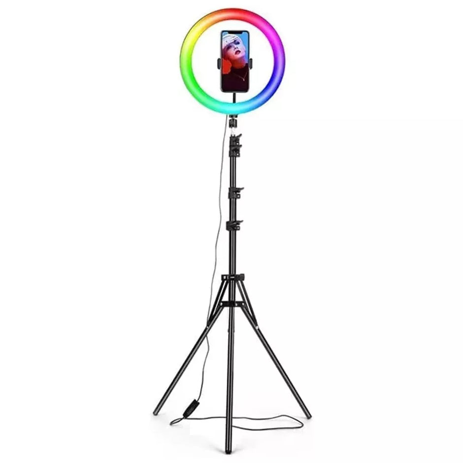 RGB žiedo formos lempa