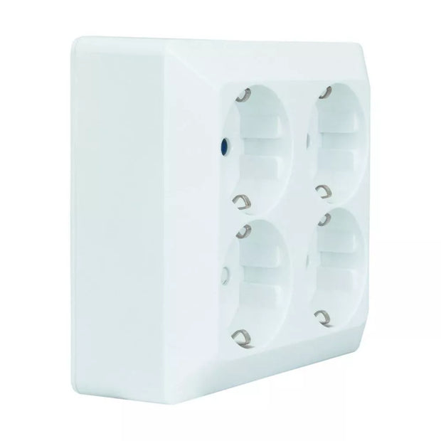 Rozetė 4-vietė 25A su įžeminimu