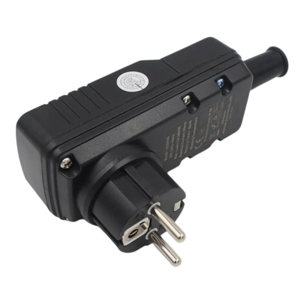 Saugos RCD adapteris (nuotėkio relė su TEST/RESET mygtukais)