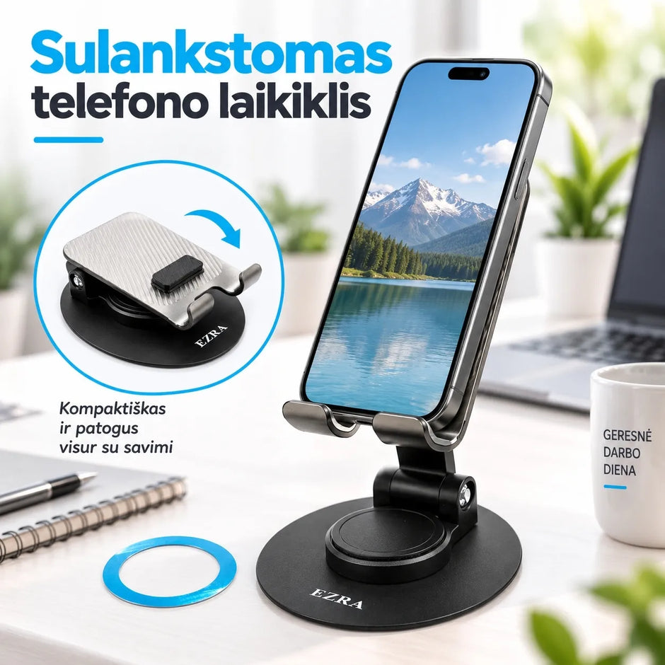 Sulankstomas telefono laikiklis EZRA HL83