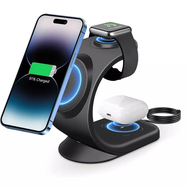 Telefono ir laikrodžio belaidis įkroviklis