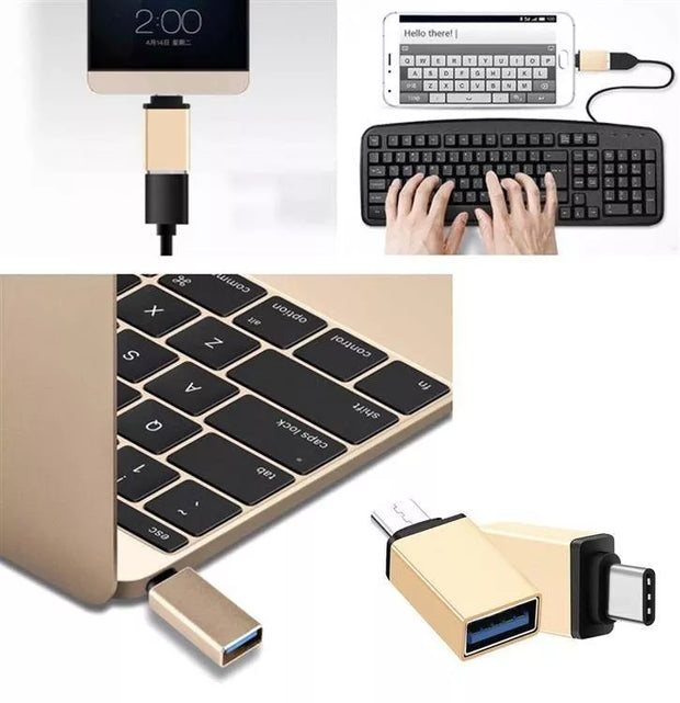 TYPE-C USB adapteris XLINE