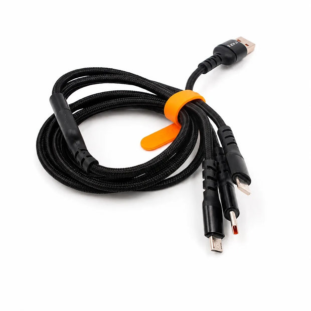 Universalus 3 viename įkrovimo laidas EZRA DC302 15 W
