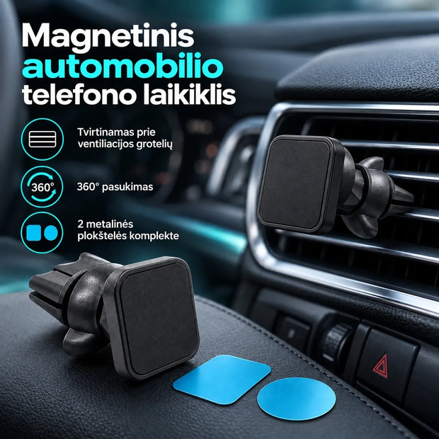 Universalus magnetinis automobilinis telefono laikiklis TR2478A