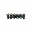 Universalus reguliuojamas maitinimo adapteris su 6 antgaliais, 3–12 V, 24 W