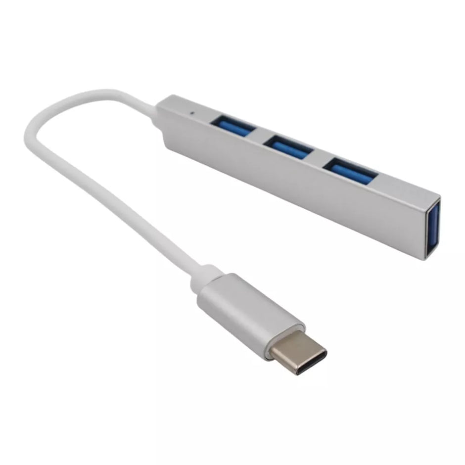 USB-C į USB HUB adapteris, 4 jungtys